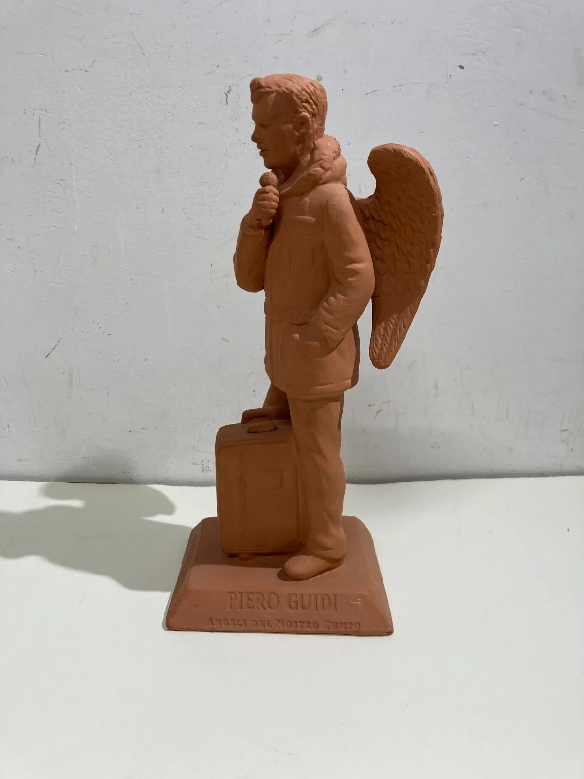 Piero Guidi Scultura Pubblicitaria Gli Angeli Del Nostro Tempo Giornalista Reporter, foto 9 di 11