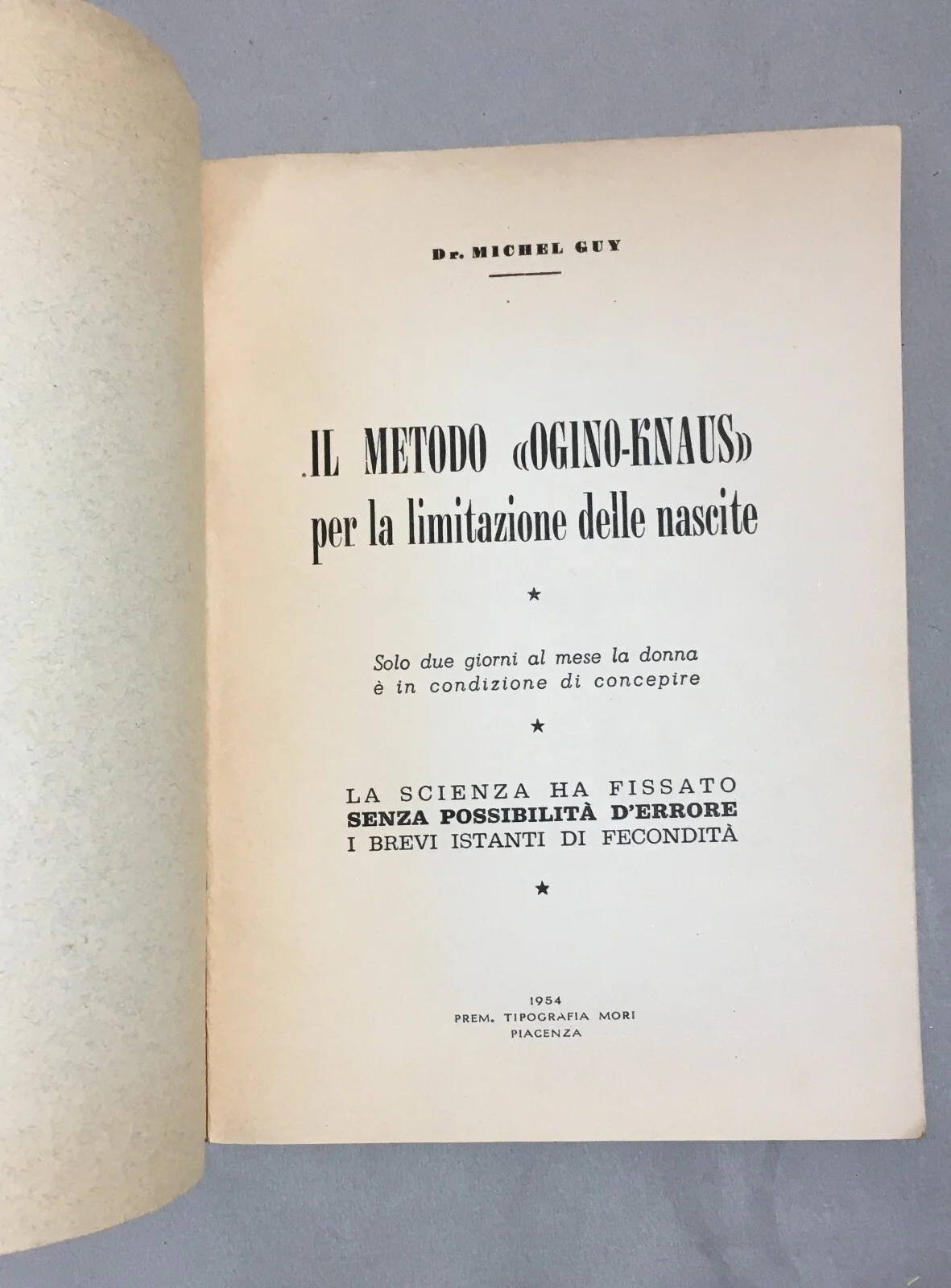 Medicina: Ostetricia, Gravidanza E Limitazione Delle Nascite (Metodo Ogino Knaus), 1954, foto 7 di 7
