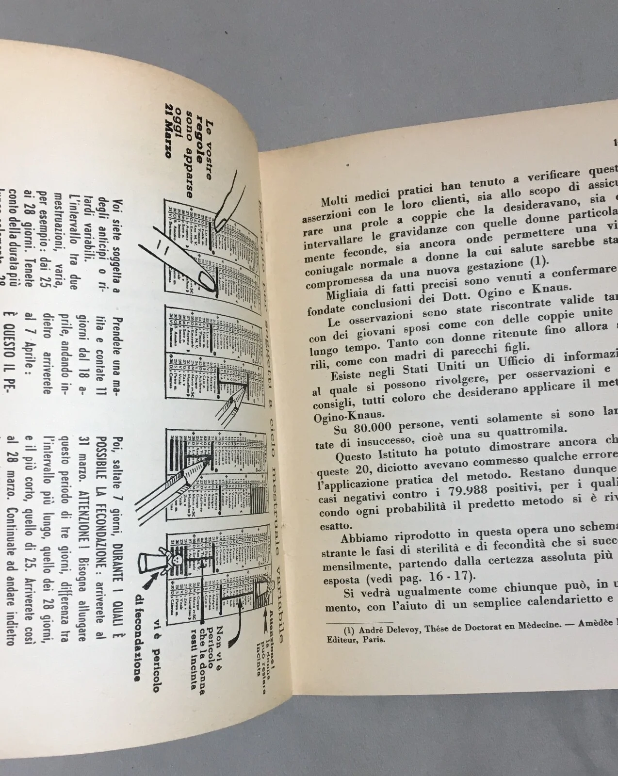 Medicina: Ostetricia, Gravidanza E Limitazione Delle Nascite (Metodo Ogino Knaus), 1954, foto 6 di 7