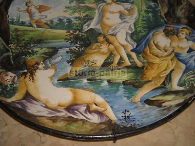 Arte E Mitologia: Grande Scena Mitologica Animata Con Nudi Femminili