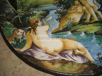 Arte E Mitologia: Grande Scena Mitologica Animata Con Nudi Femminili