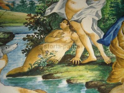 Arte E Mitologia: Grande Scena Mitologica Animata Con Nudi Femminili
