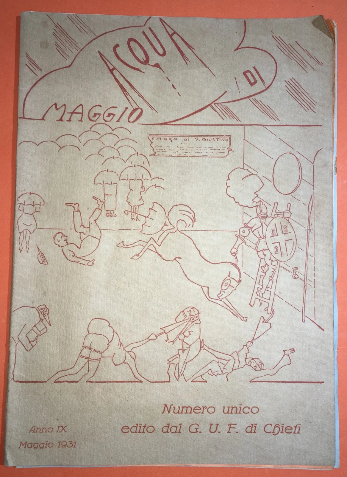 Chieti: "Acqua Di Maggio", Numero Unico Del G.U.F., 1931, foto 4 di 16