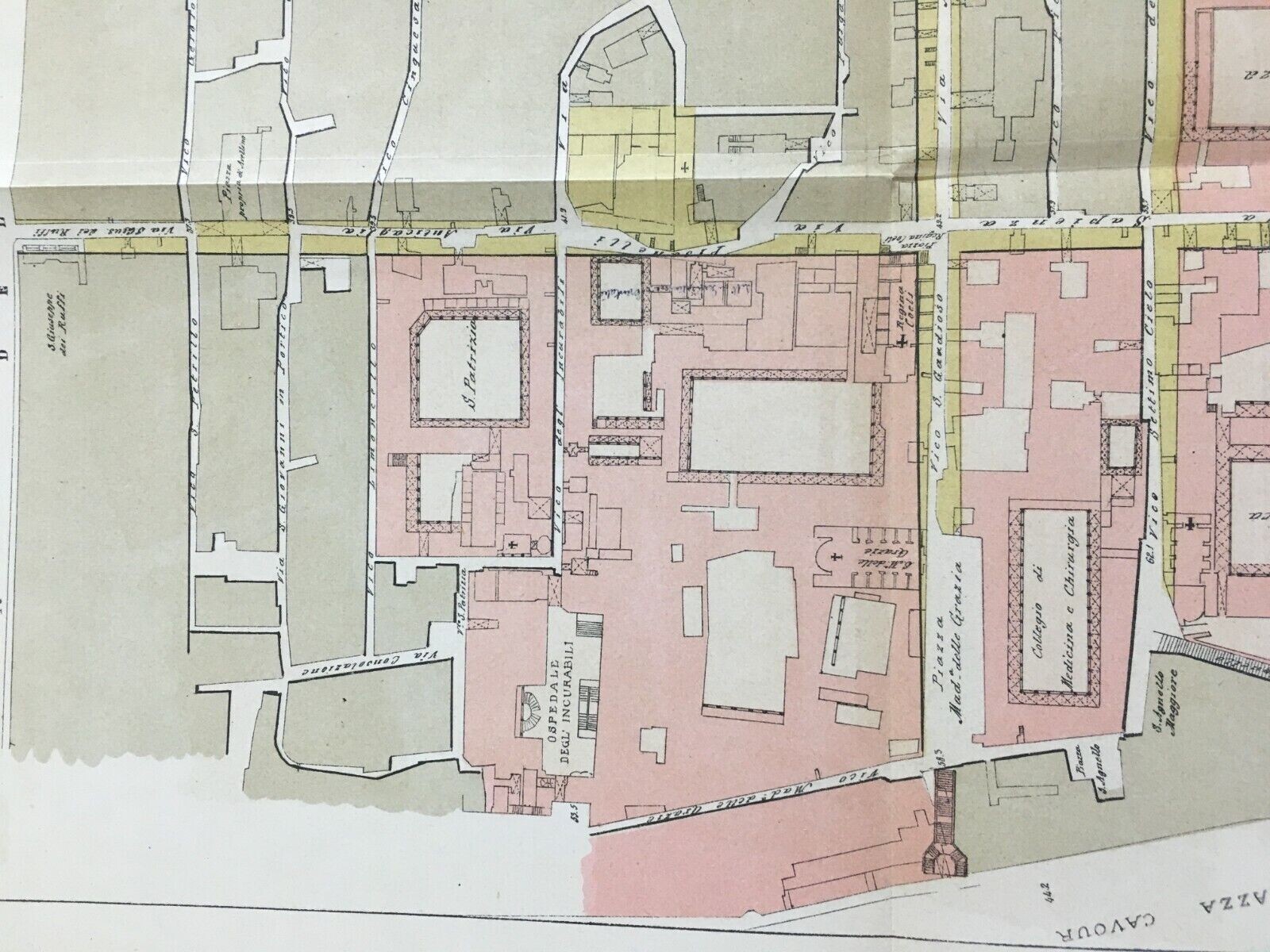 Architettura E Ingegneria: Riassetto Delle Cliniche Universitarie A Napoli, 1892 (con Mappa)