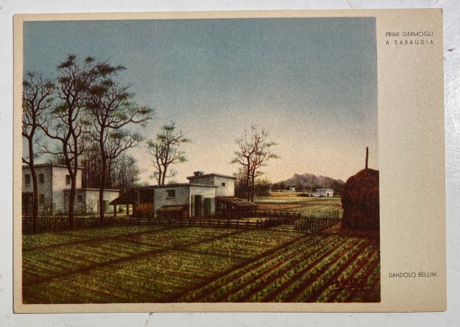 Agro Pontino: Architettura E Bonifiche, Cartolina Di Dandolo Bellini, Sabaudia