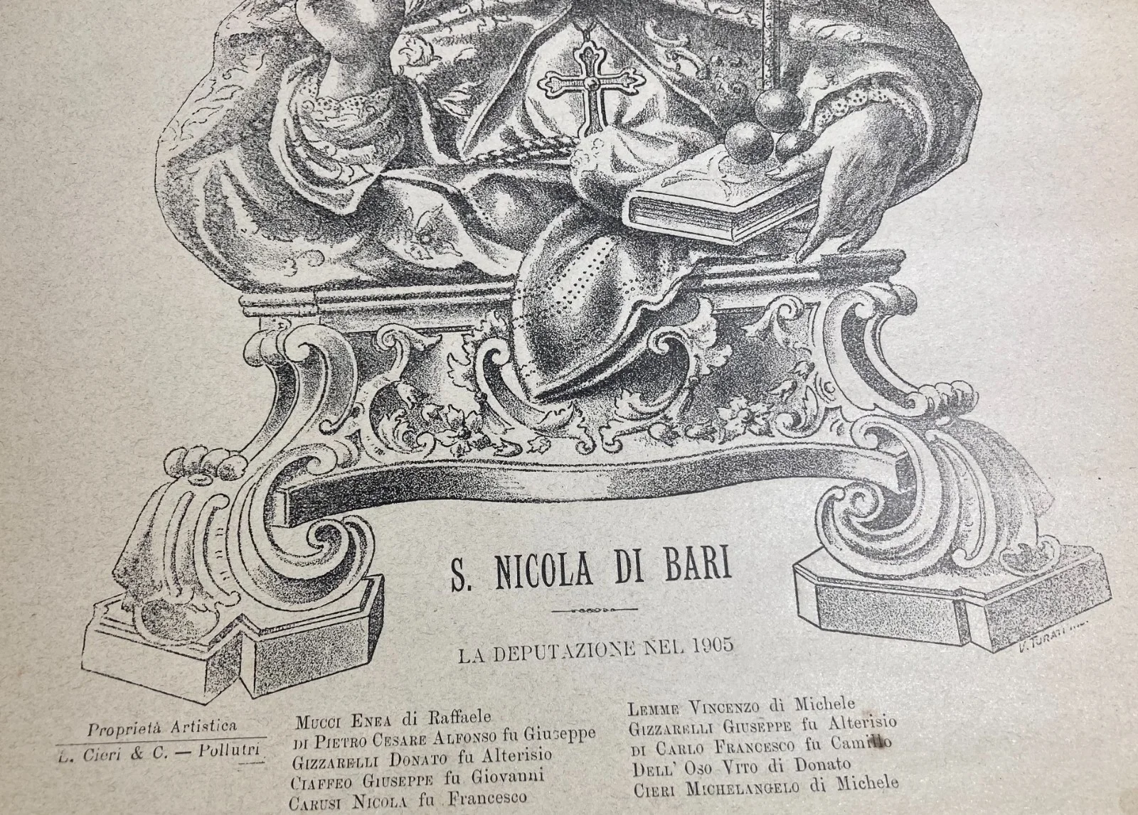 San Nicola di Bari, Tipolitografia Cieri di Pollutri, 1905, foto 9 di 9