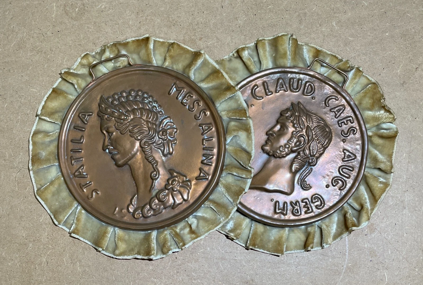 Sbalzi in Rame di Nerone e Statilia Messalina, Santarelli, foto 2 di 7