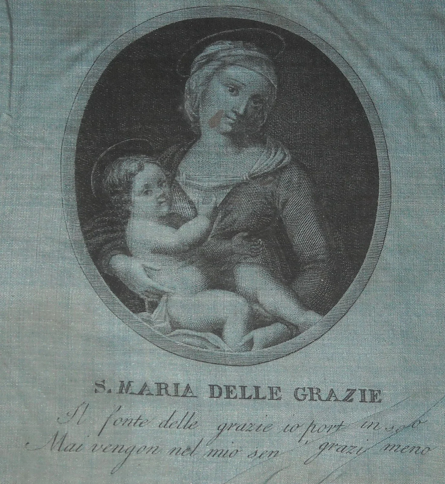 Incisione su Tessuto di Santa Maria delle Grazie, Napoli, foto 9 di 9