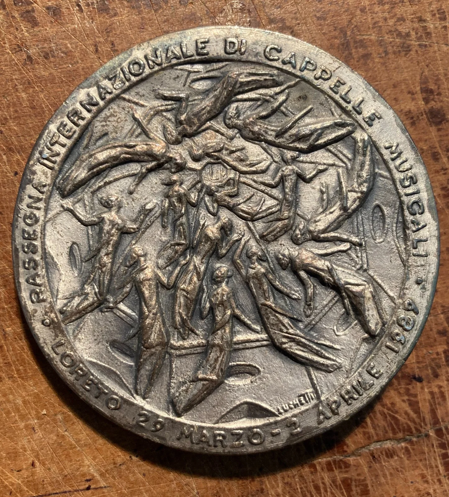 Medaglia della Rassegna di Cappelle Musicali, Loreto 1989, foto 4 di 4