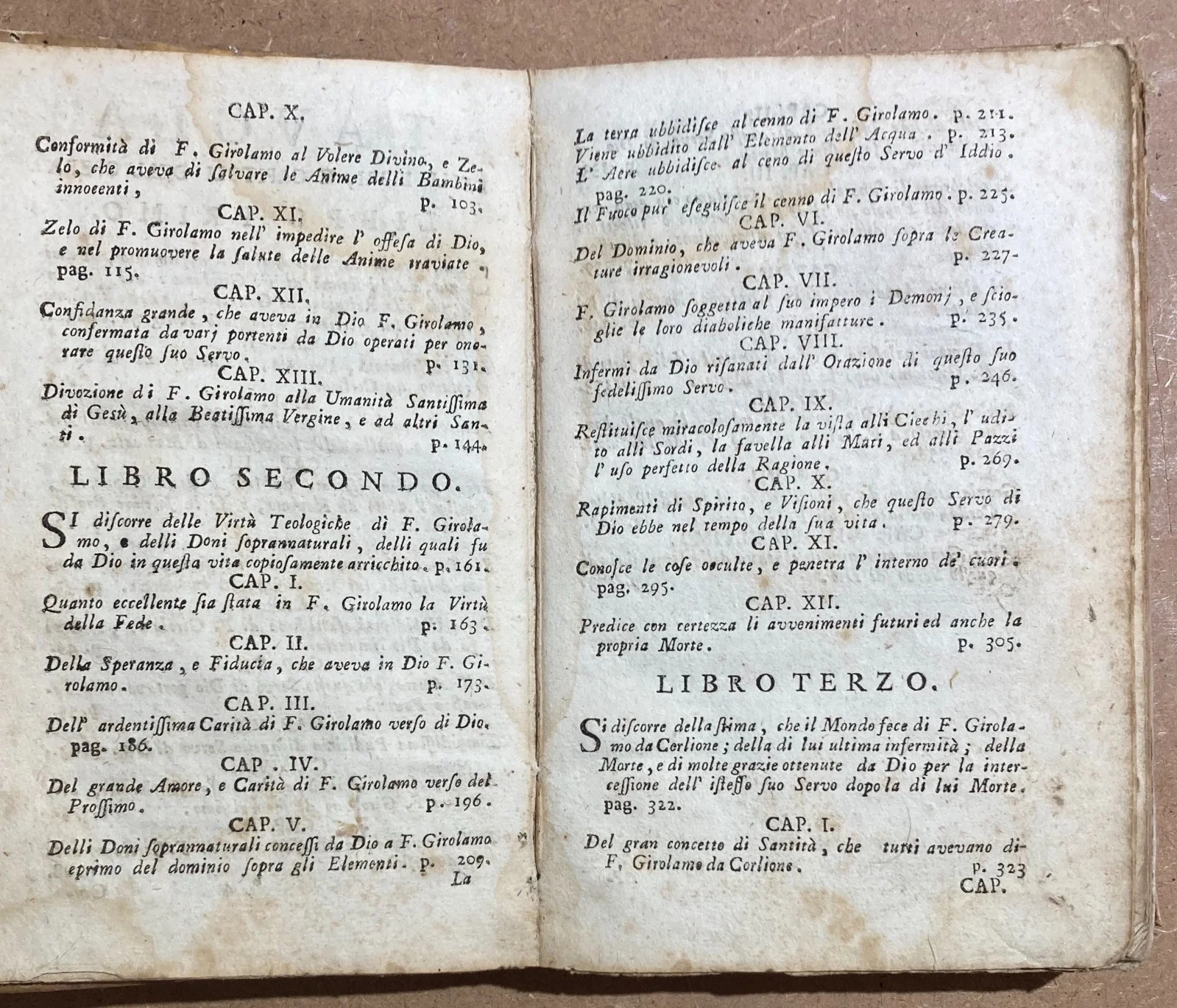 Vita di fra Girolamo da Corleone, Salzedo, Venezia 1757, foto 10 di 18