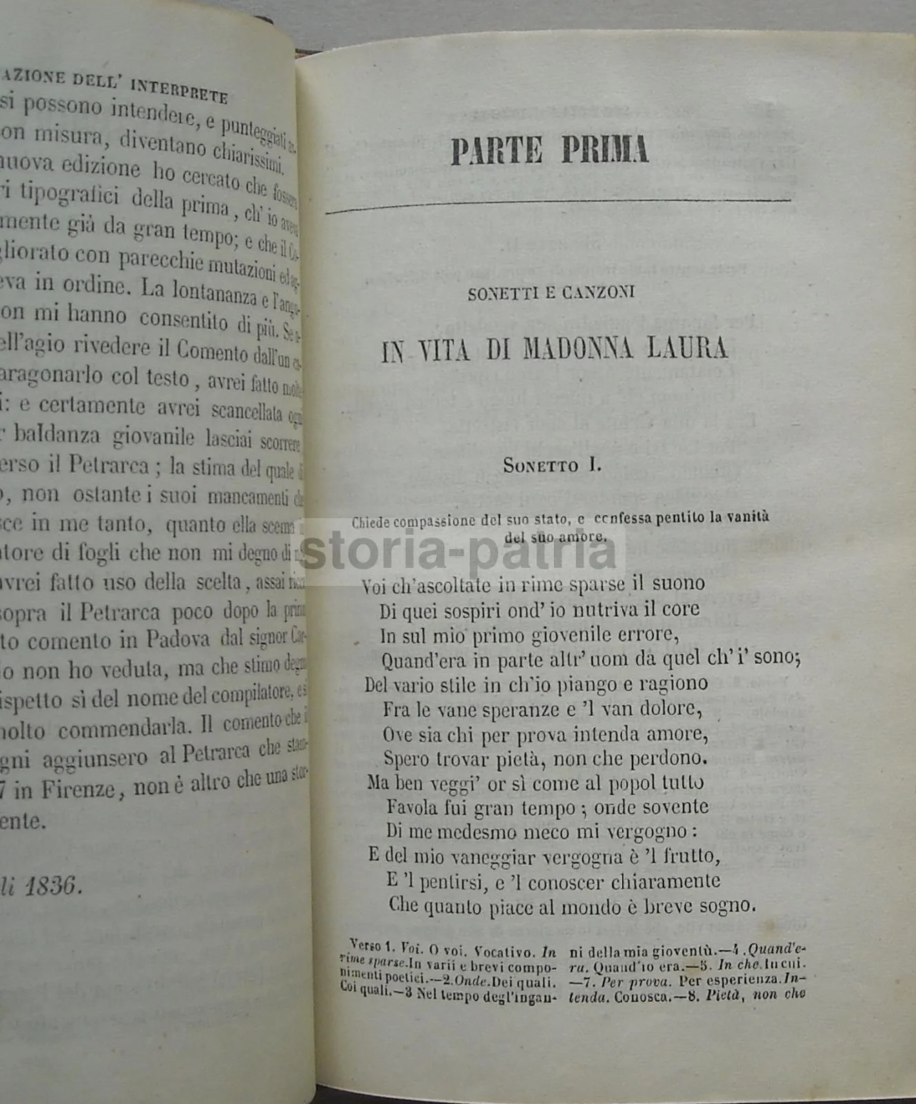 Rime Di Petrarca Con Interpretazione Leopardi Napoli 1860 Rara, foto 7 di 7