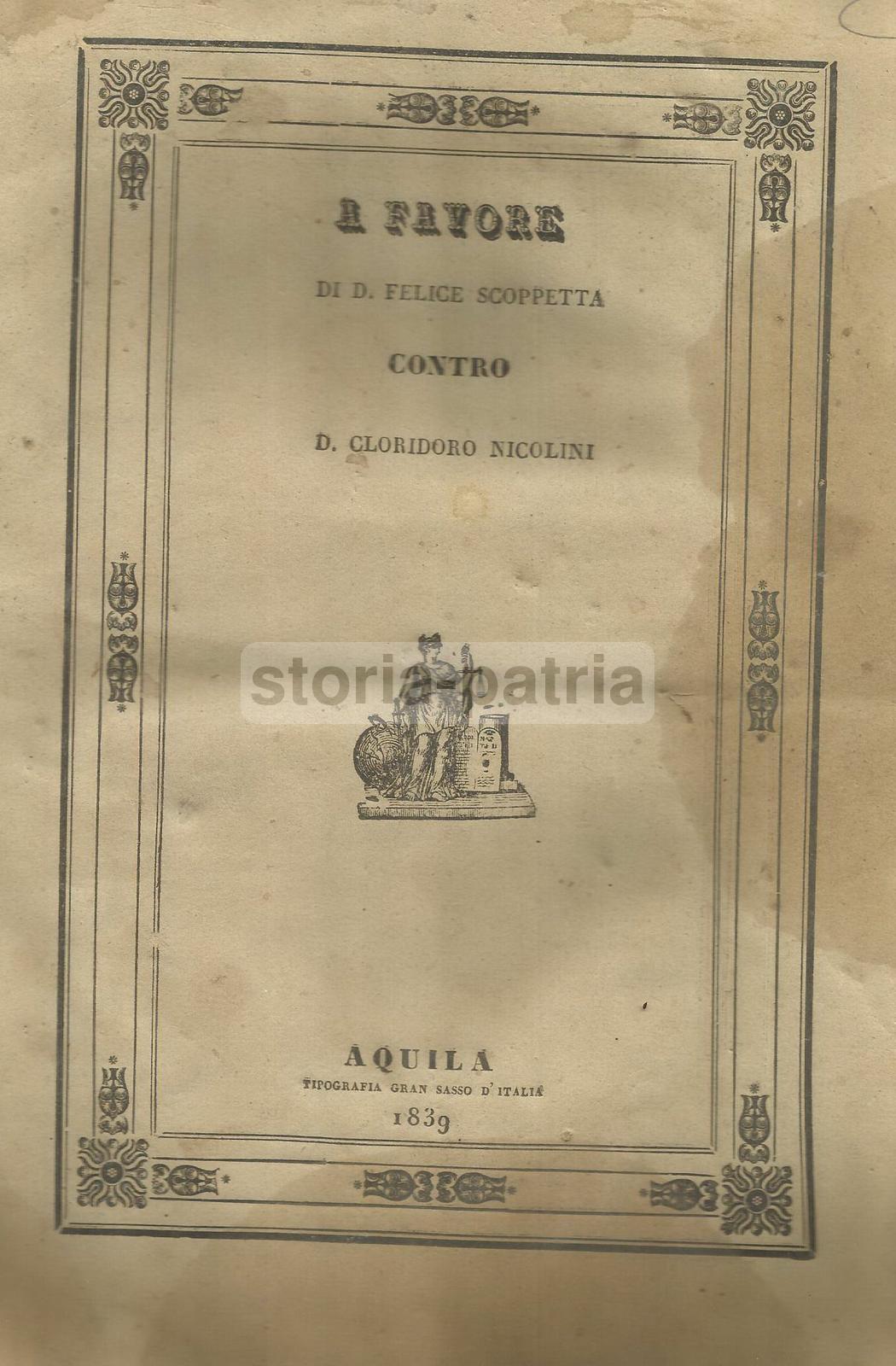 Abruzzo, Aquila, Giuridica, Morelli, Scoppetta, Nicolini, Minutolo, Antonelli, Rarita immagine 1