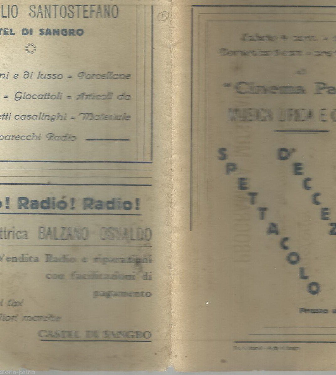Abruzzo, Castel Di Sangro, Cinema Patini, Musica, Concerto, Adamini, Carugno, Consalvi immagine 1