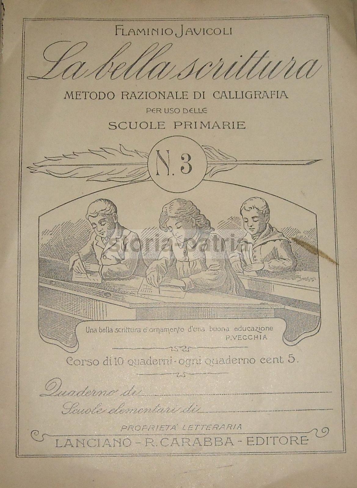 Abruzzo, Lanciano, Scrittura, Calligrafia, Didattica, Pedagogia, Vecchia, Javicoli, 900 immagine 1