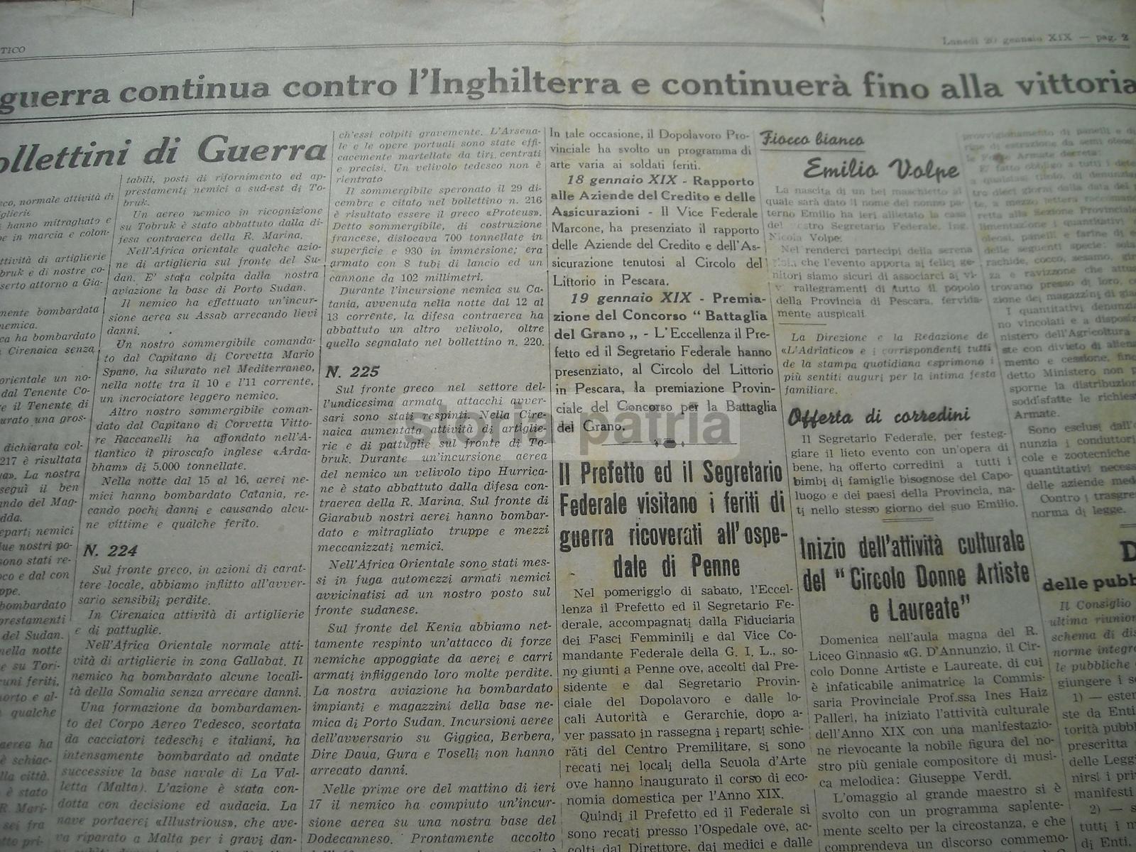 Abruzzo, Pescara, Militaria, Bombardamenti, Ciattei, Loreto Aprutino, Penne, Farindola immagine 5
