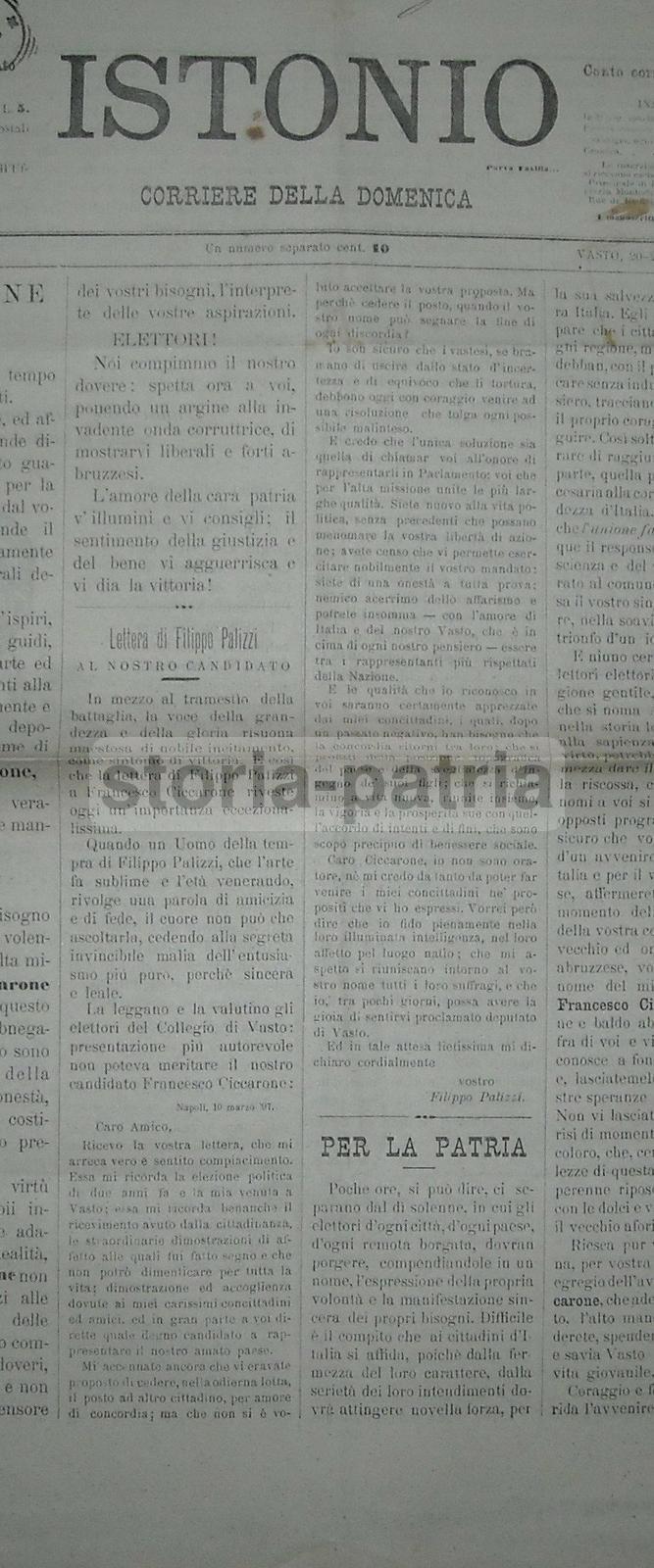 Abruzzo, Politica, Elezioni, Palizzi, Ciccarone, Vasto, Palata, Leone, De Riseis, Iannone immagine 1