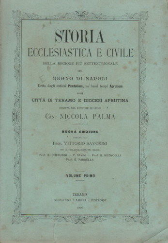 Abruzzo, Teramo, Antica Storia Aprutina, Chiese, Conventi, Giuridica, Industria, Palma immagine 1