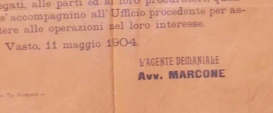 Abruzzo, Topografia, Agraria, Demanio, Trigno, Padula, Bufalara, Marinelle, Biordi, 1904 immagine 2