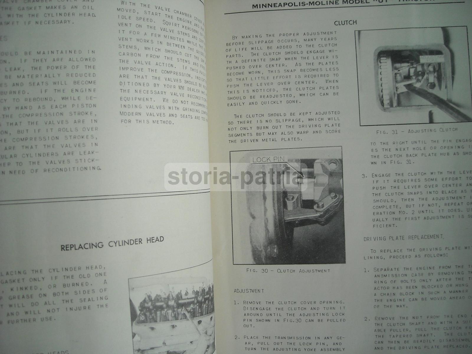 Agricoltura, Macchine Agricole, Trattori, Manuale Manutenzione, Minneapolis Moline immagine 5