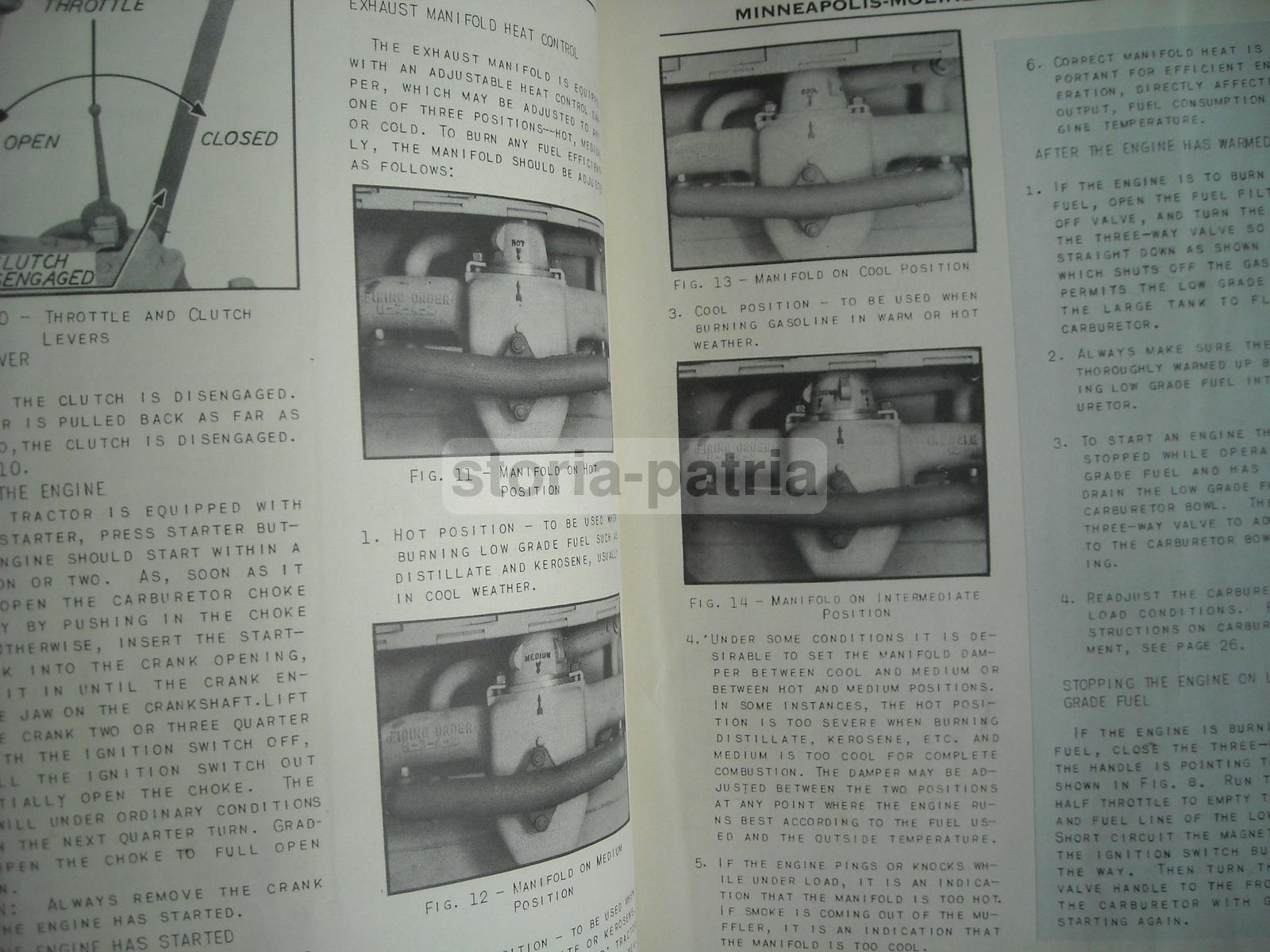 Agricoltura, Macchine Agricole, Trattori, Manuale Manutenzione, Minneapolis Moline immagine 7