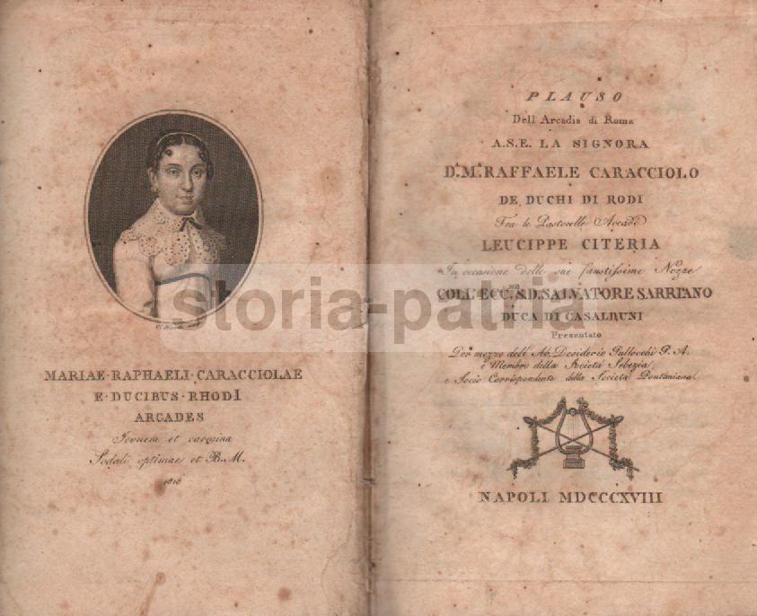 Antiche Nozze, Nobilta, Araldica, Caracciolo, Sarriano, Pallocchi, Rodi, Casalduni immagine 2