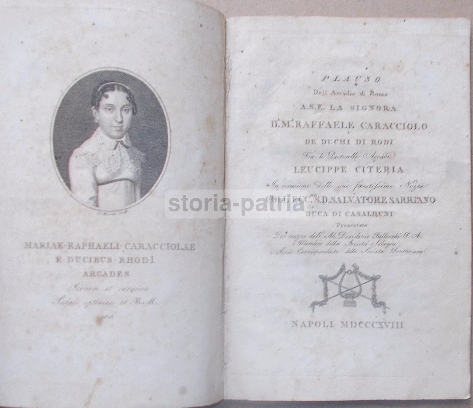 Antiche Nozze, Nobilta, Araldica, Caracciolo, Sarriano, Pallocchi, Rodi, Casalduni immagine 3