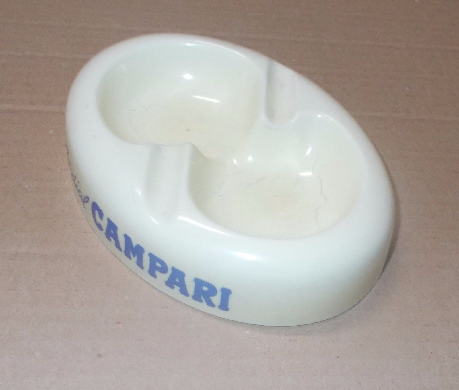 Aperitivo, Campari, Soprammobile Pubblicitario, Modellato Ovale, Posacenere, Galassi immagine 11
