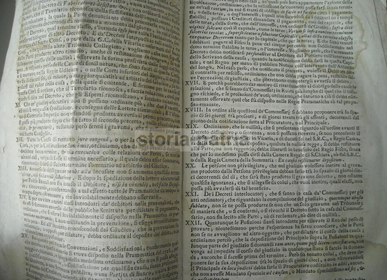 Araldica, Borboni, Giuridica, Giustizia, Tribunali, Napoli, Snellimento Processi, 1738 immagine 3