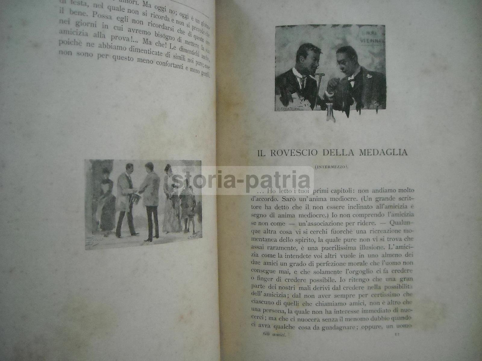 Arte, Antico Illustrato, Amato, Colantoni, Paolocci, Farina, Ximense, Pennasilico, 1889 immagine 1
