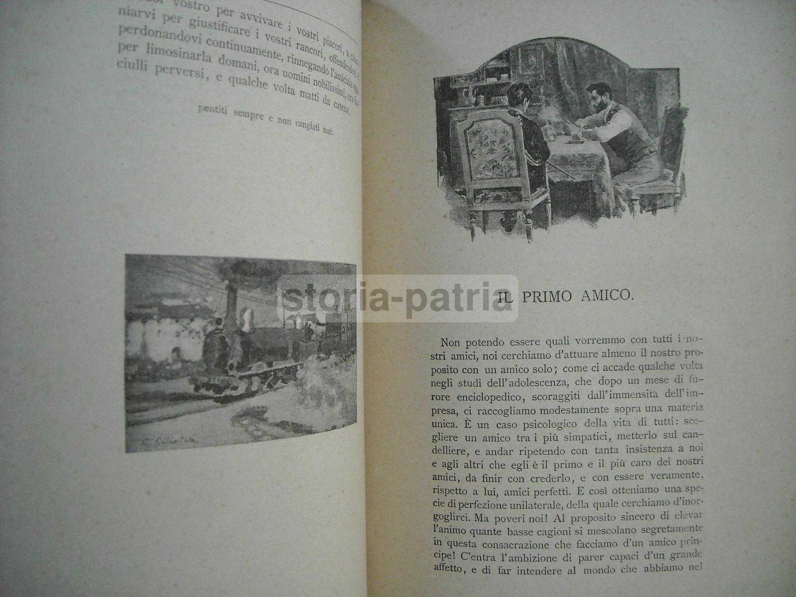 Arte, Antico Illustrato, Amato, Colantoni, Paolocci, Farina, Ximense, Pennasilico, 1889 immagine 2