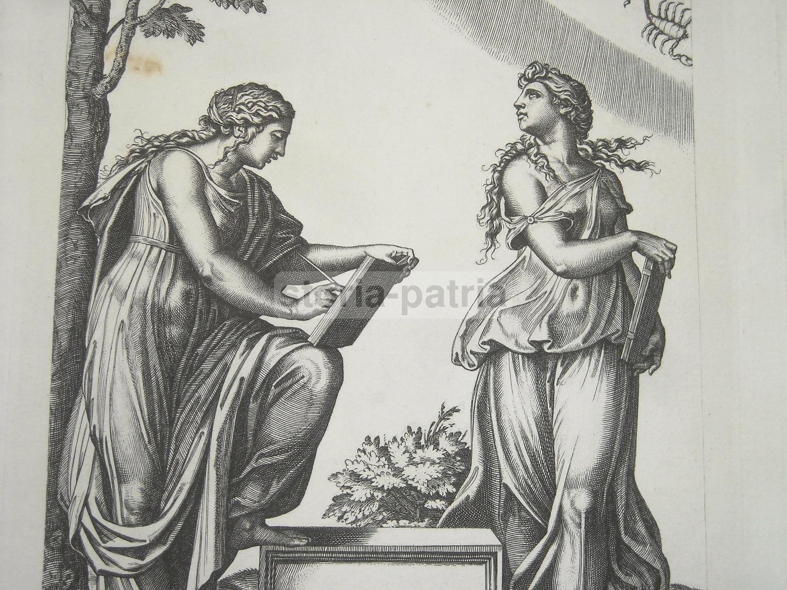 Arte, Astronomia, Astrologia, Zodiaco, Antica Allegoria, Raffaello, Baldus, Marcantoine immagine 3