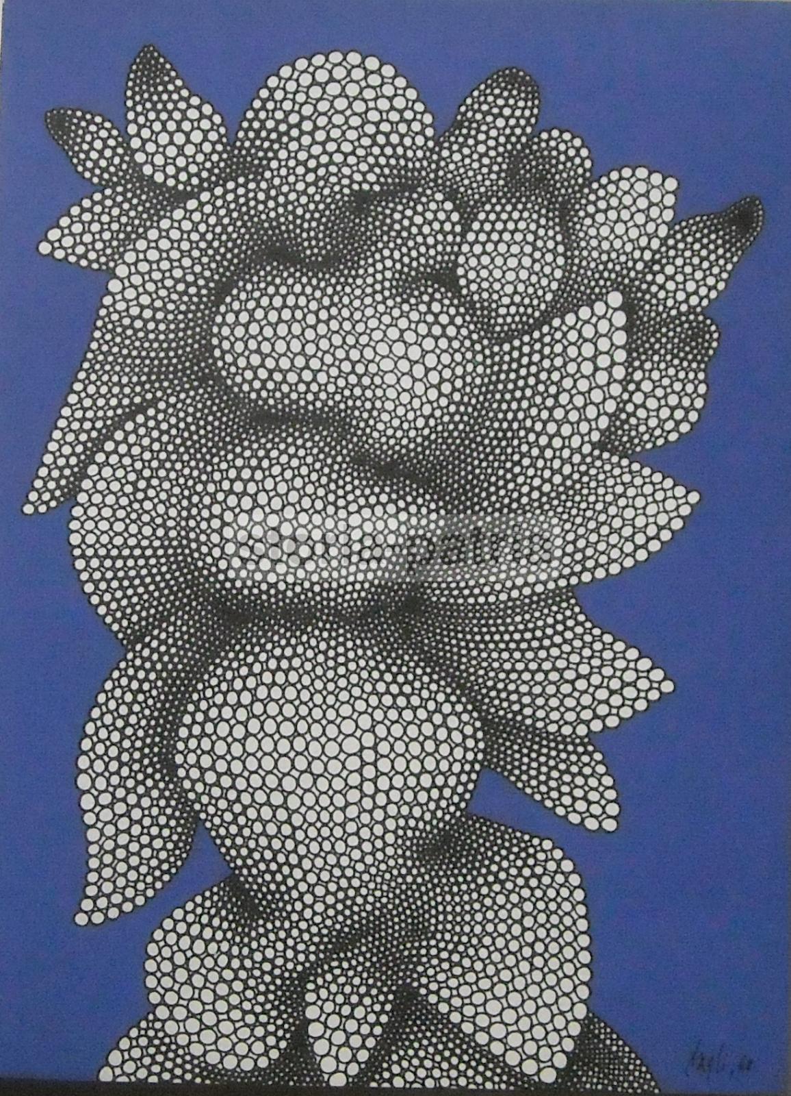 Arte Informale, Artista Marchigiano, Corrado Cagli, Suggestiva Grafica d'Epoca, 1968 immagine 1