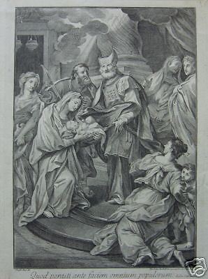 Arte, Procaccini, Bellissima Opera Del 700, d'Epoca, Rara immagine 1