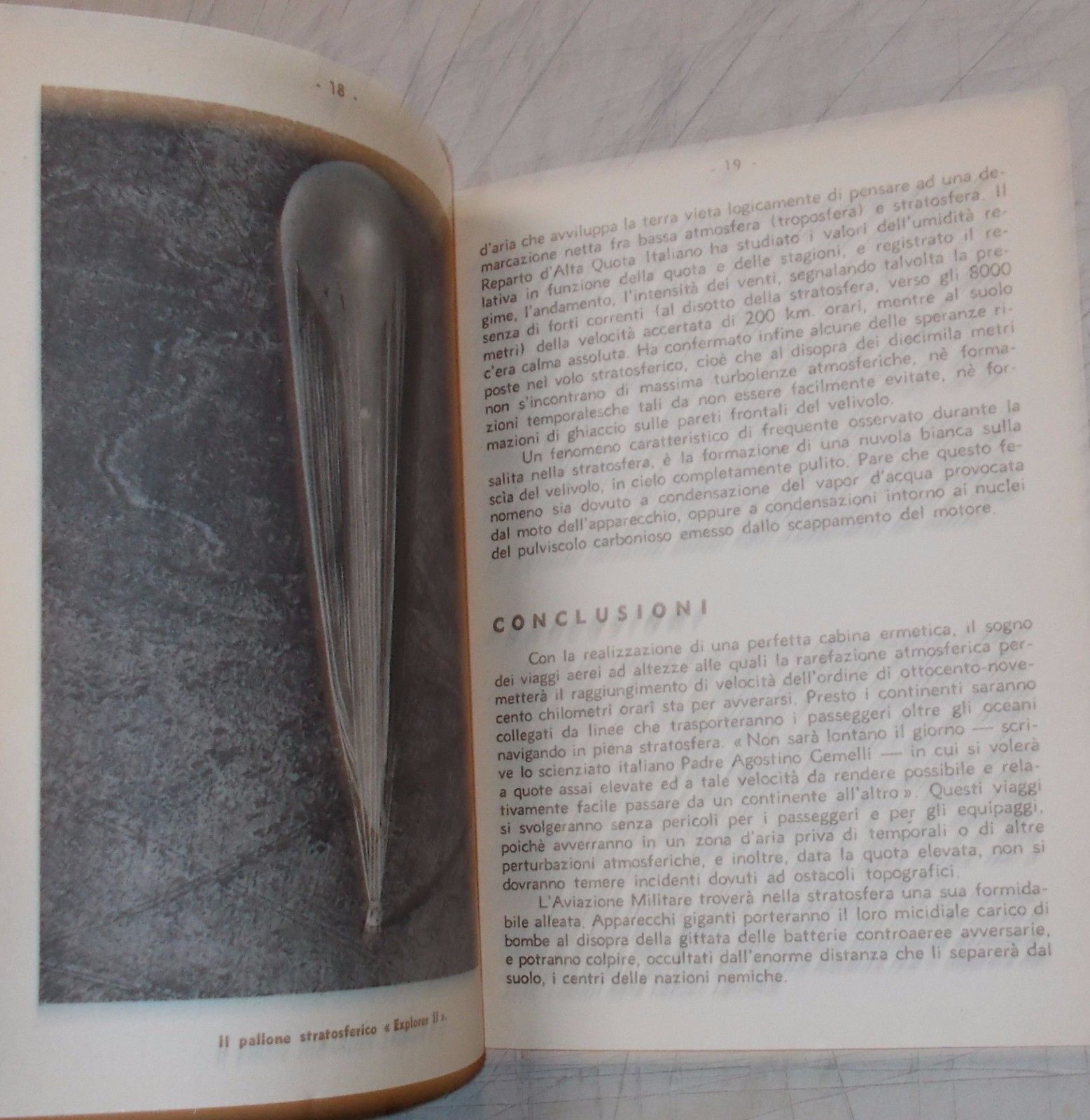 Aviazione, Aeronautica, Stratosfera, Voli Ad Alta Quota, Explorer Ii, Illustratissimo immagine 1