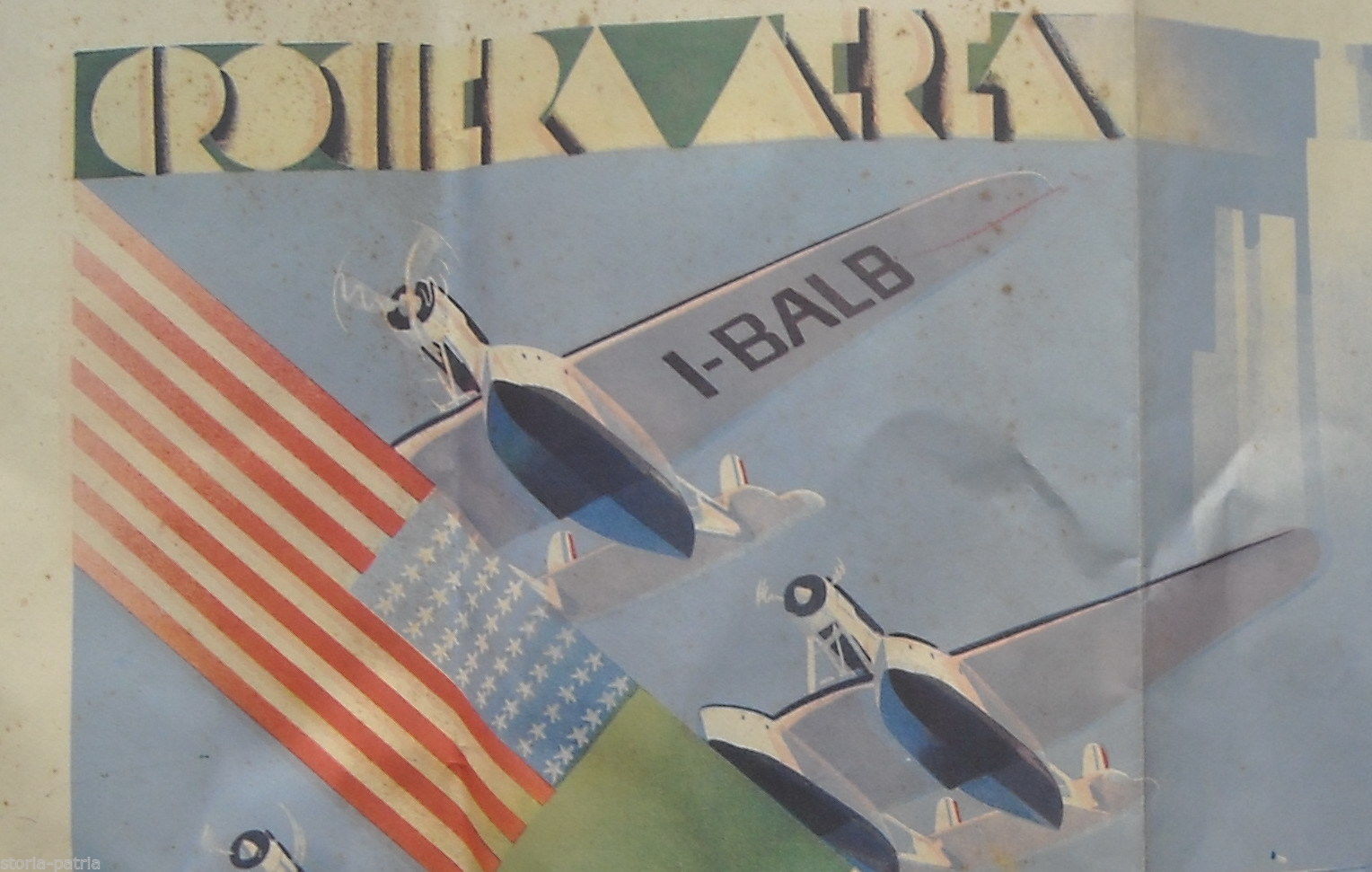 Aviazione, Aeronautica, Viaggi, Crociera Atlantica, Trasvolata Di Balbo, Futurismo immagine 3