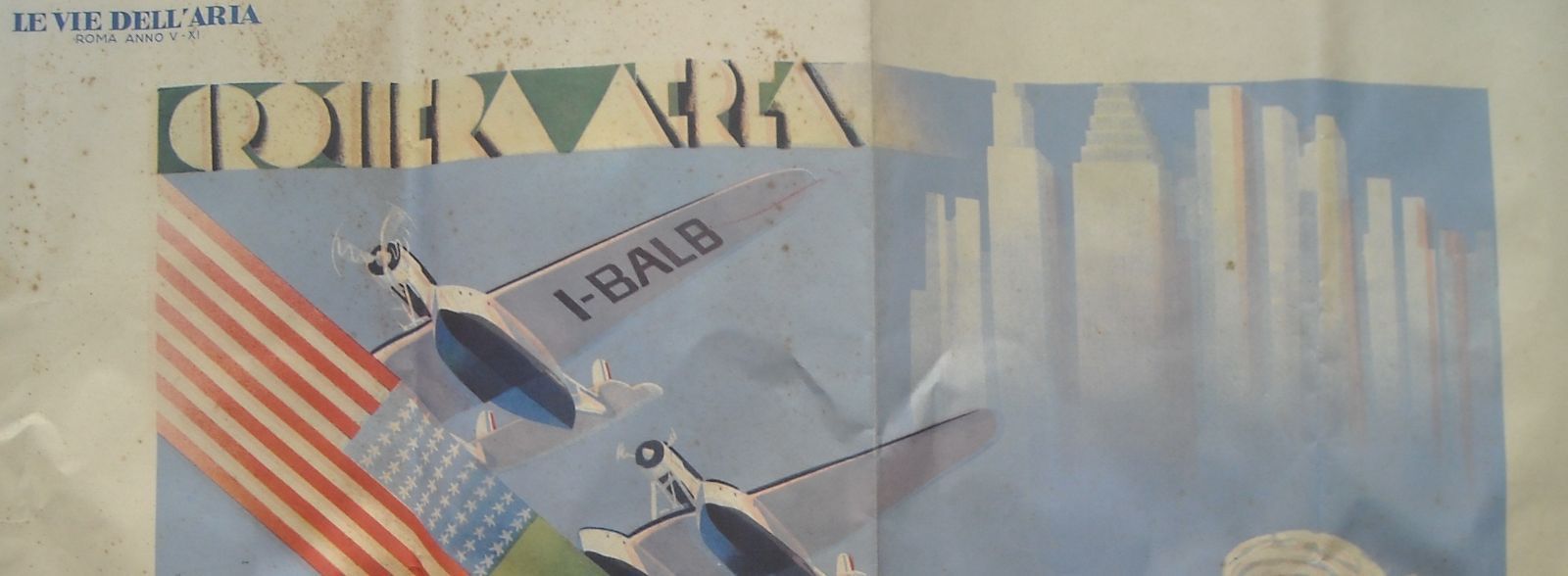 Aviazione, Aeronautica, Viaggi, Crociera Atlantica, Trasvolata Di Balbo, Futurismo immagine 9