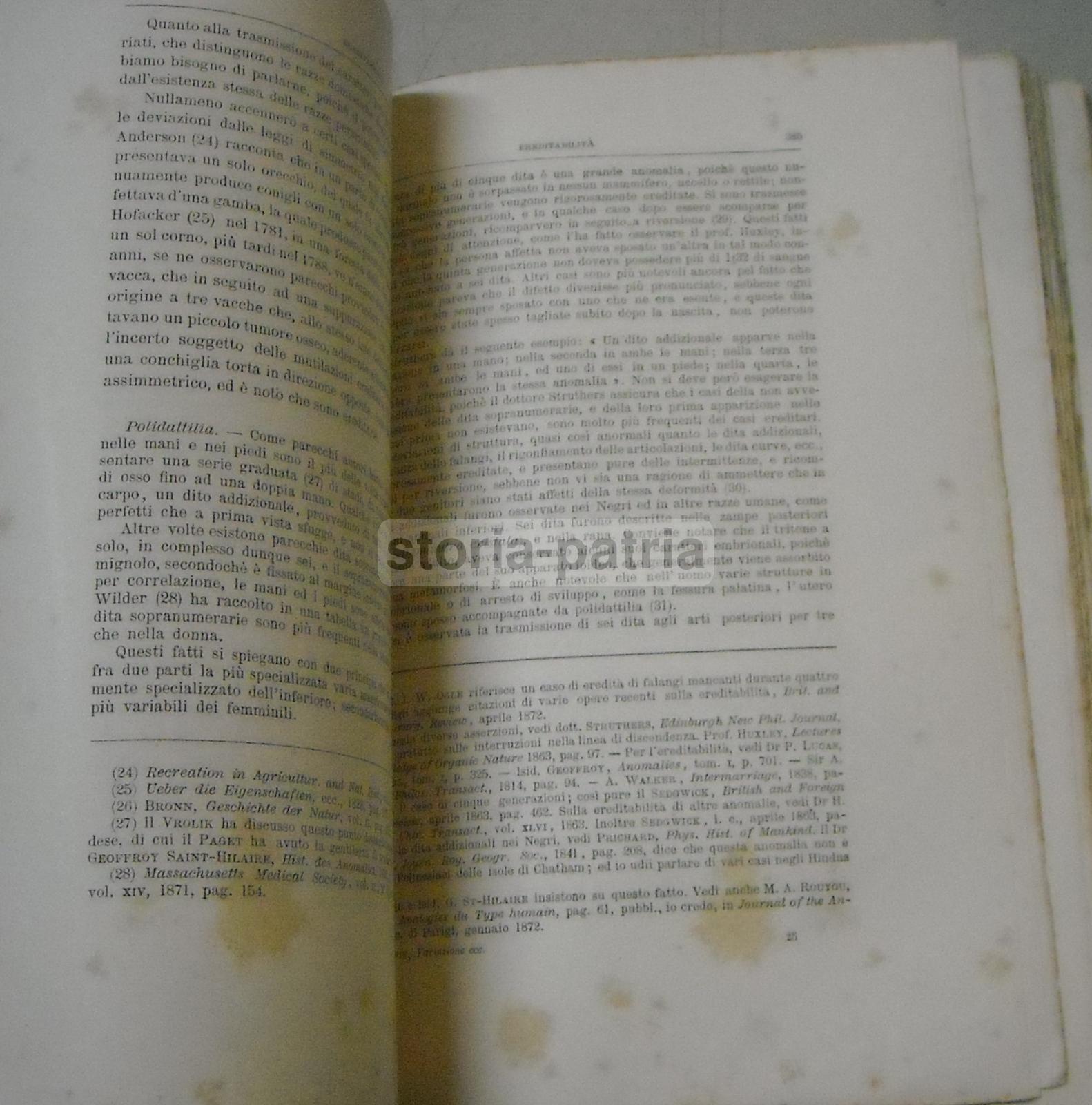 Botanica, Zoologia, Animali Domestici, Variabilita, Incroci, Sessualita, Darwin immagine 3