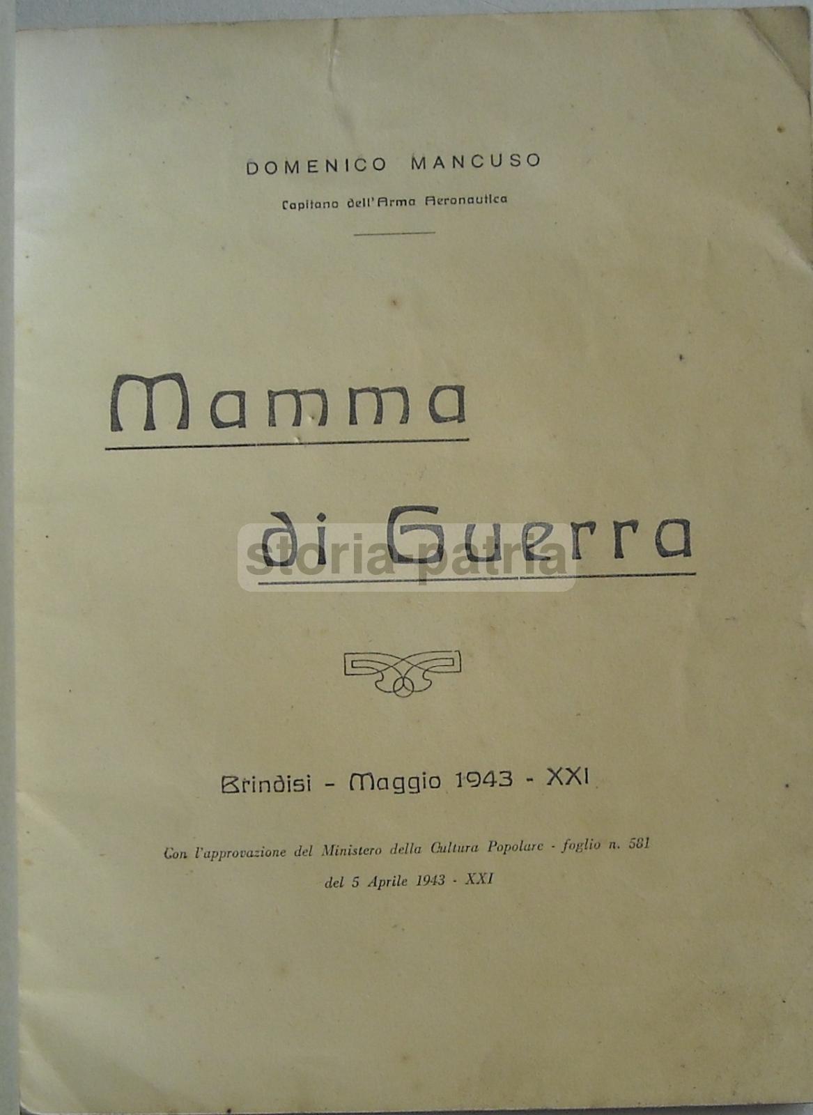 Calabria, Mancuso, Militaria, Guerra, Aviazione, Puglia, Brindisi, Generale Ranza, 1943 immagine 2