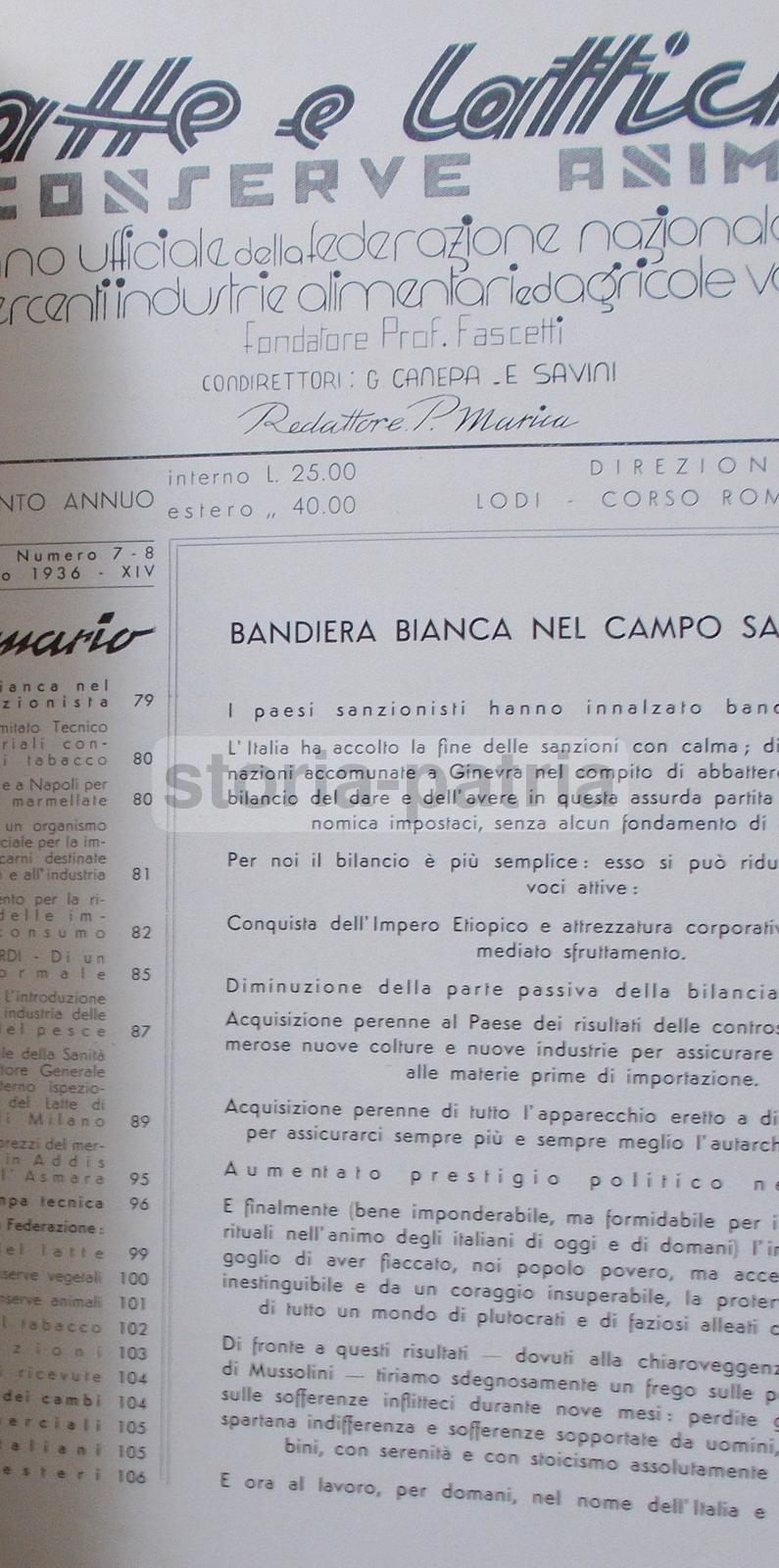 Caseificio, Latte, Latticini, Formaggi, Lodi, Colonie, Economia, Caffe, Tabacchi, Pesce immagine 2
