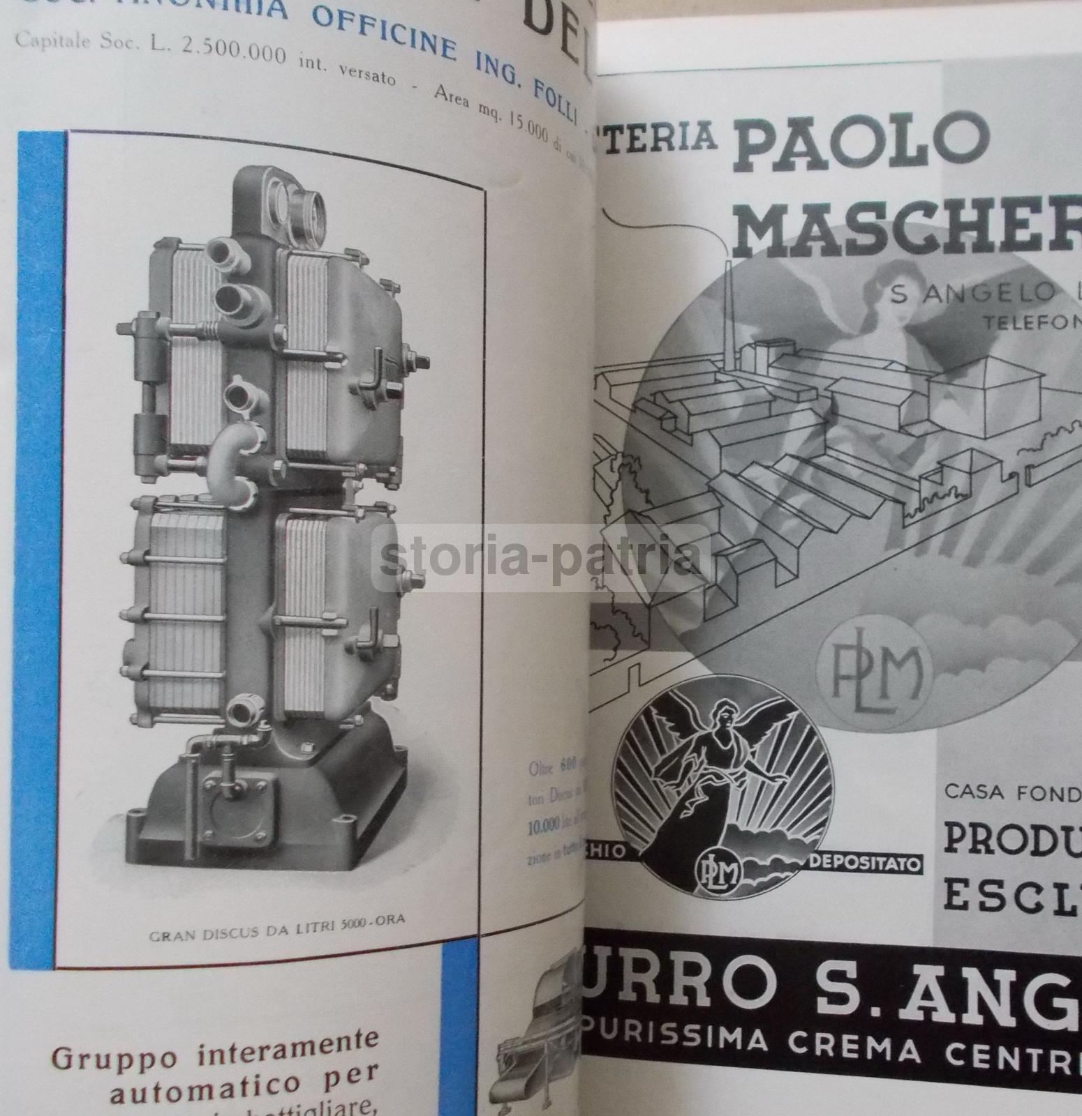 Caseificio, Latte, Latticini, Formaggi, Lodi, Colonie, Economia, Caffe, Tabacchi, Pesce immagine 11