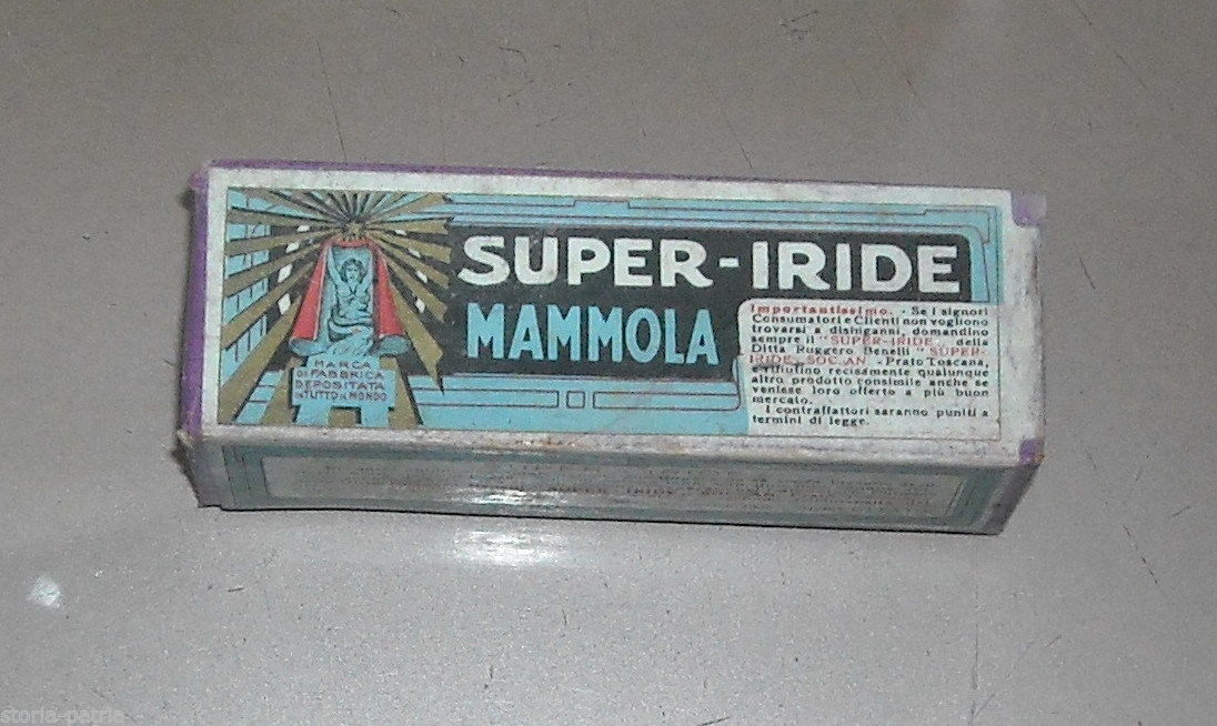 Chimica, Coloranti, Tessuti, Tintoria, Prato, Benelli, Pubblicita, Super Iride, Mammola immagine 1