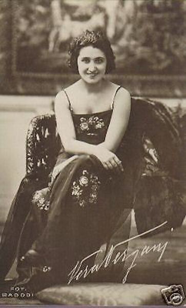 Cinema, Spettacolo, Vera Vergani, Foto Ritratto d'Epoca, Da Collezione immagine 1
