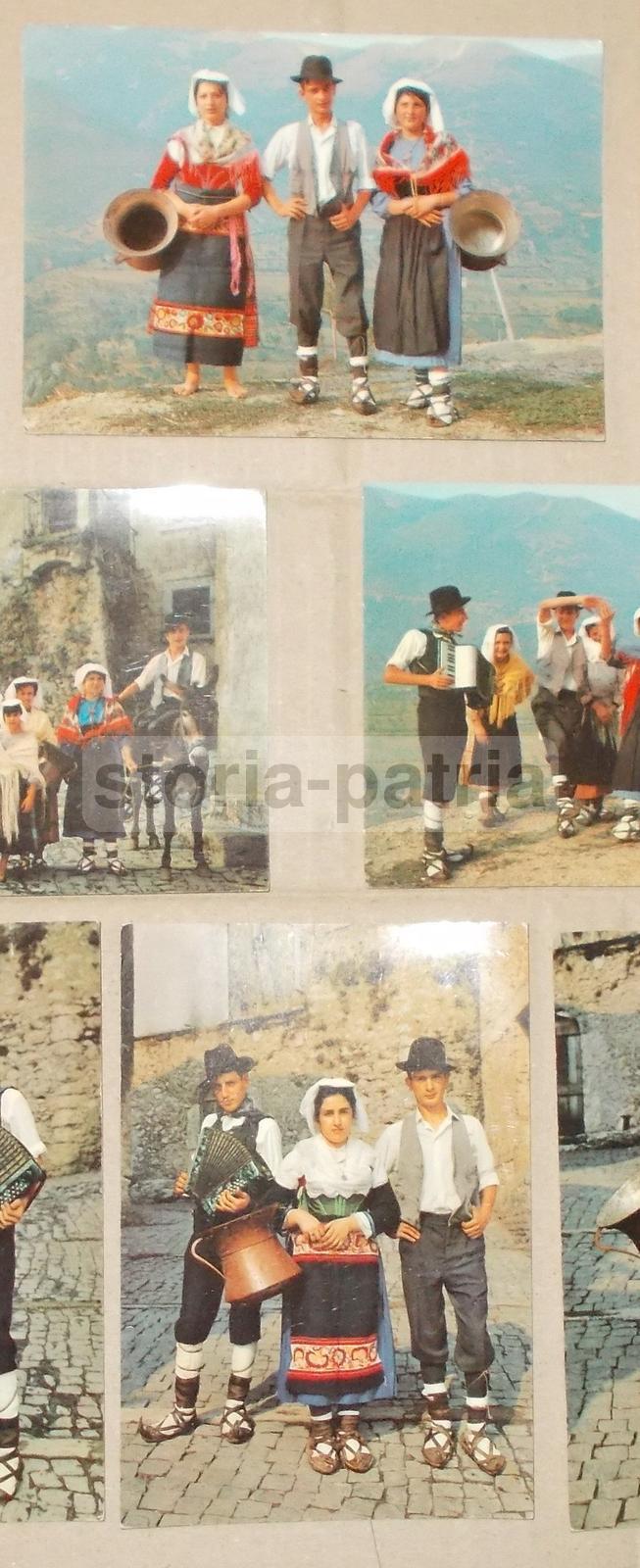 Costumi Popolari Ciociari, Folklore, Ciociaria, Acquaiole, Musica, Danza, 6 Cartoline immagine 3