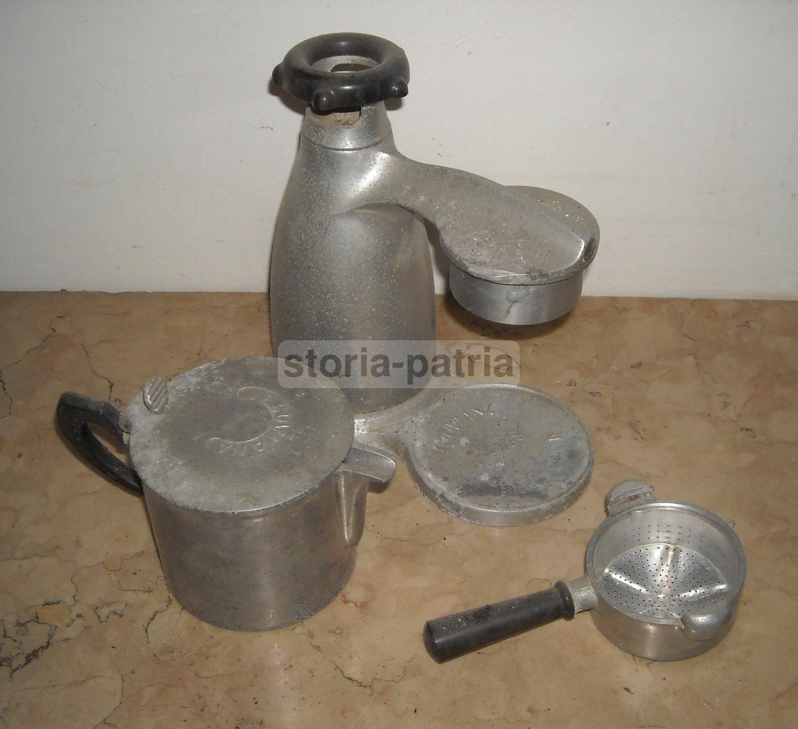 Cucina, Caffe, Caffettiera d'Epoca, Decorativa, Da Collezione, Brevetto Vesuviana immagine 5