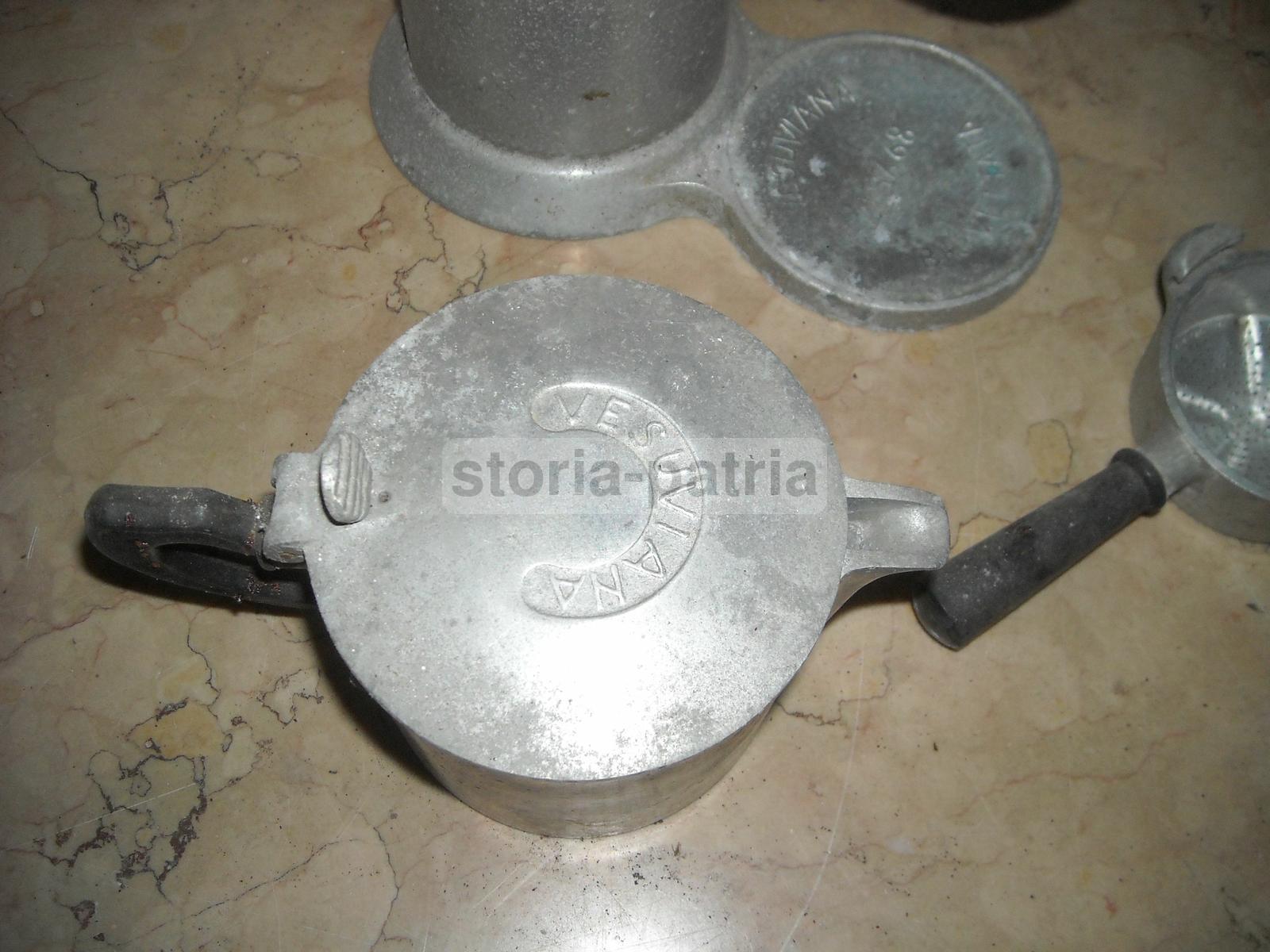 Cucina, Caffe, Caffettiera d'Epoca, Decorativa, Da Collezione, Brevetto Vesuviana immagine 6