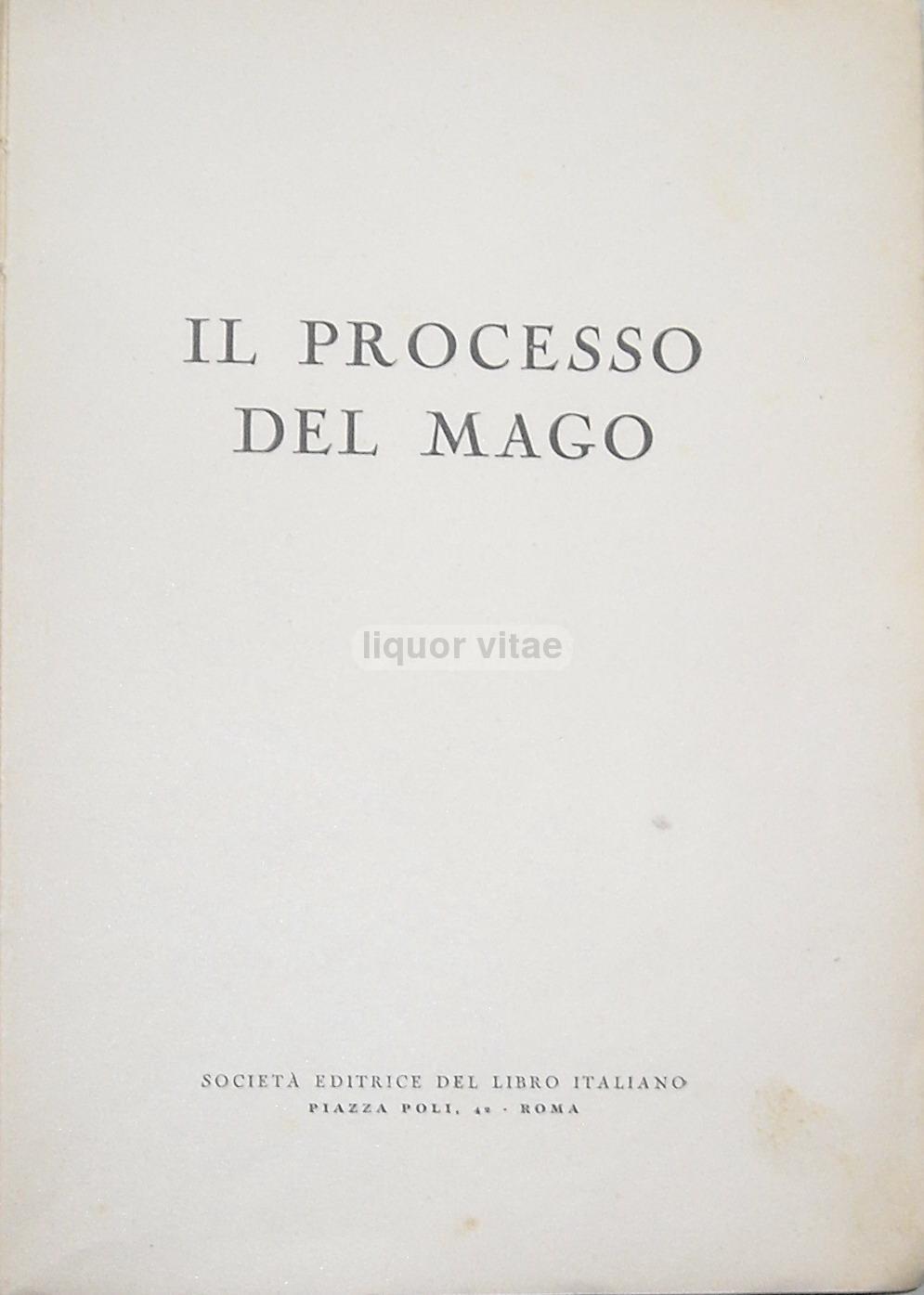 Esoterismo, Animismo, Magia, Giuridica, Nobilta, Napoli, Ricciardelli, Pugliese, 1942 immagine 2