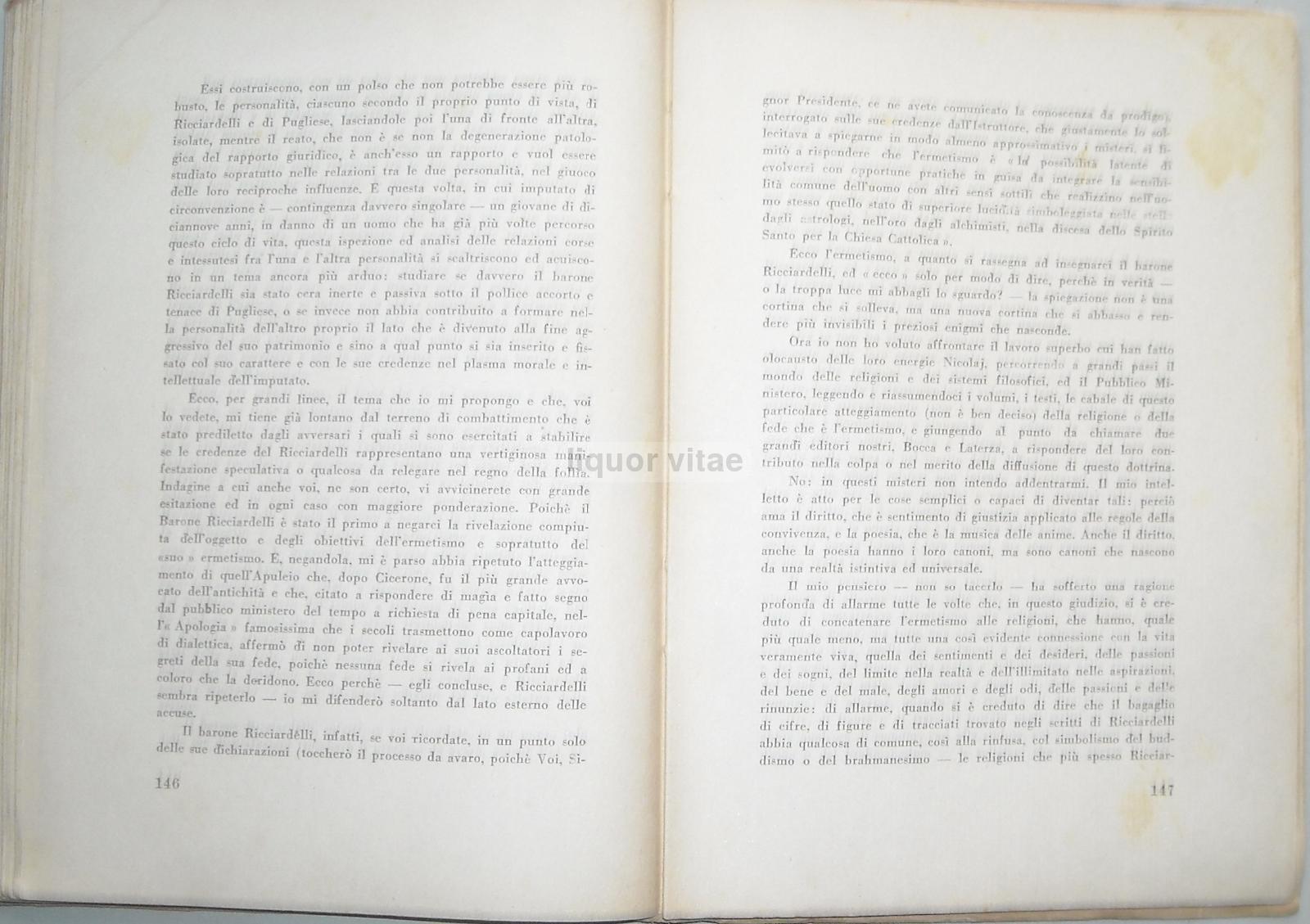 Esoterismo, Animismo, Magia, Giuridica, Nobilta, Napoli, Ricciardelli, Pugliese, 1942 immagine 4