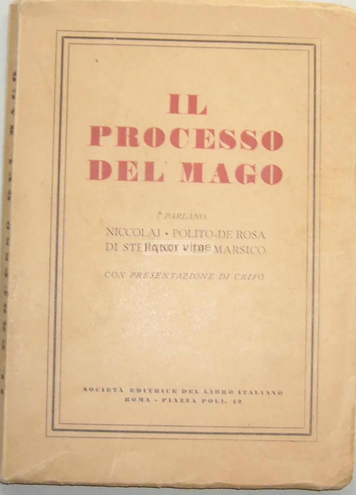 Esoterismo, Animismo, Magia, Giuridica, Nobilta, Napoli, Ricciardelli, Pugliese, 1942 immagine 7