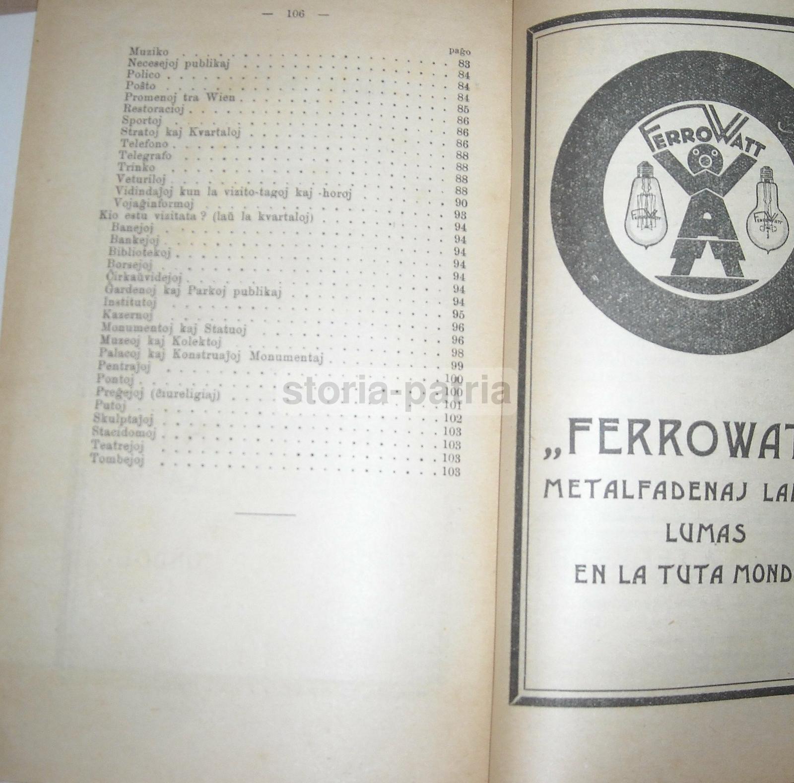 Esperanto, Congresso Di Vienna, 1924, Antica Edizione Illustrata, Guida E Programma immagine 9