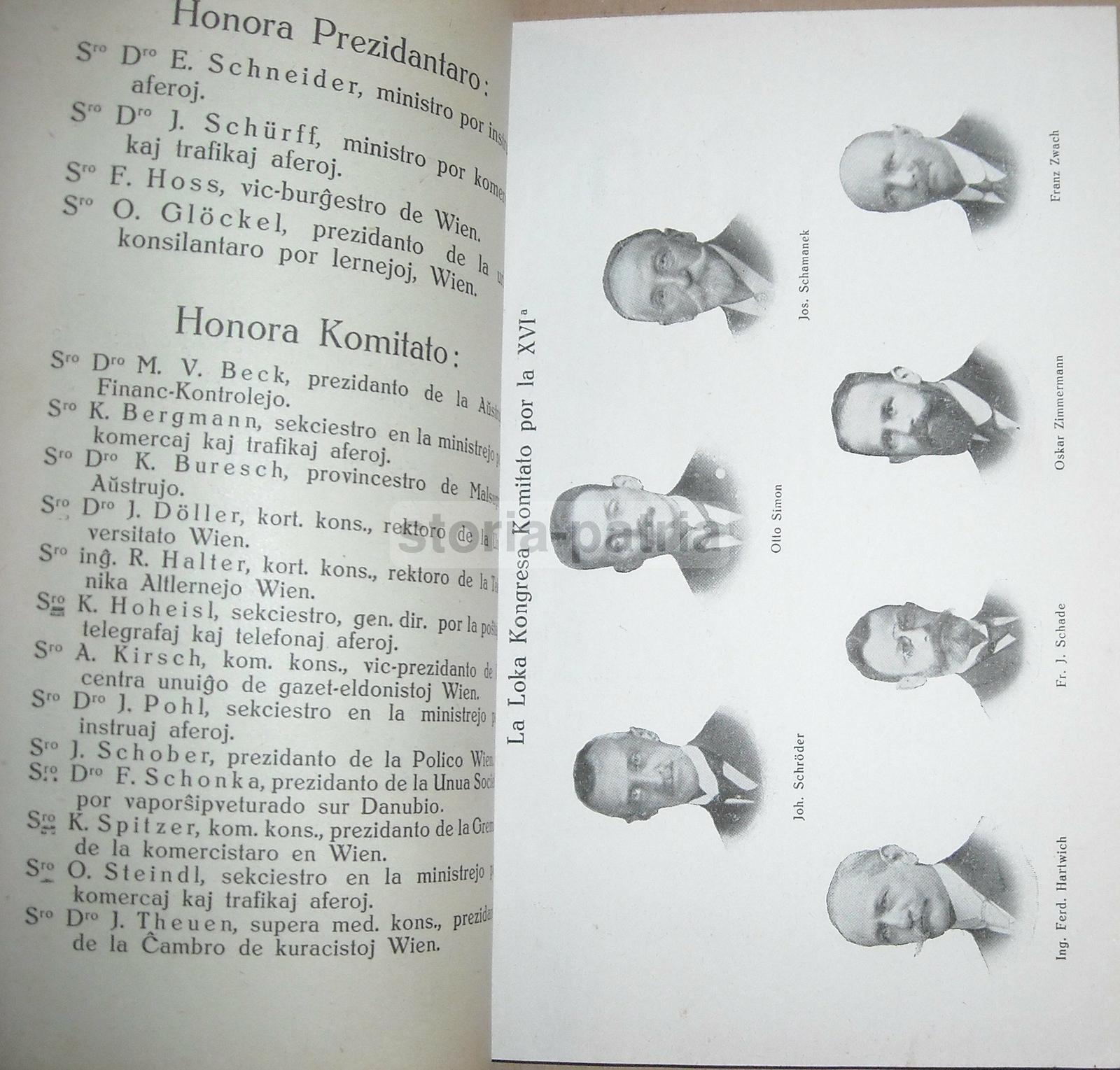 Esperanto, Congresso Di Vienna, 1924, Antica Edizione Illustrata, Guida E Programma immagine 12